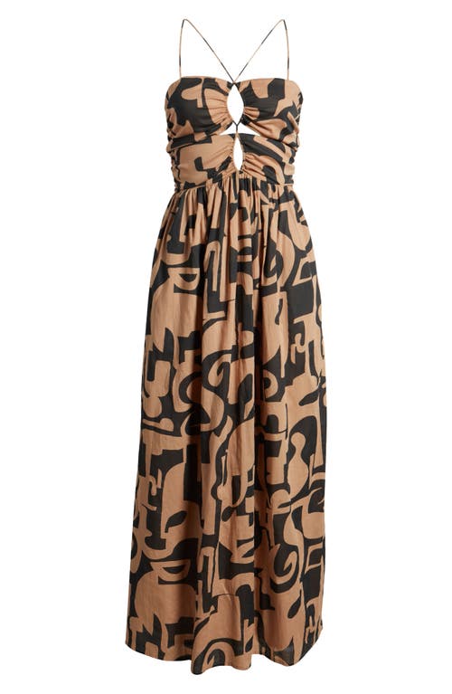Rails Silvia Midi Dress In Santorini Sand