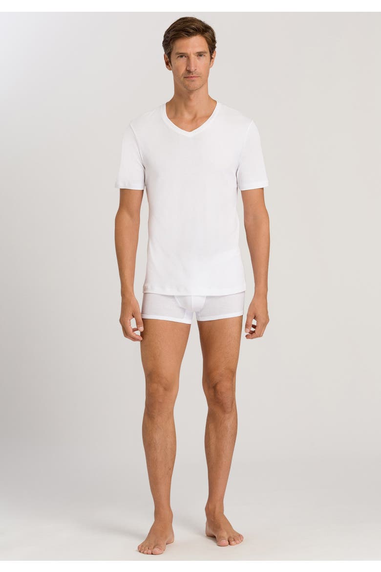 Sea Island Cotton Cotton Boxer Brief, Alternate, color, White