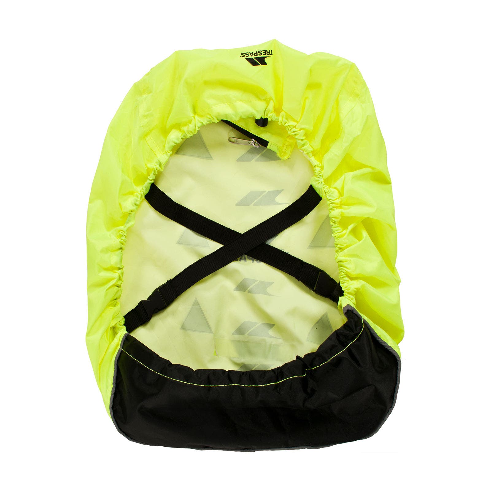 Sulcata Reflective Knapsack Cover, Alternate, color, Yellow