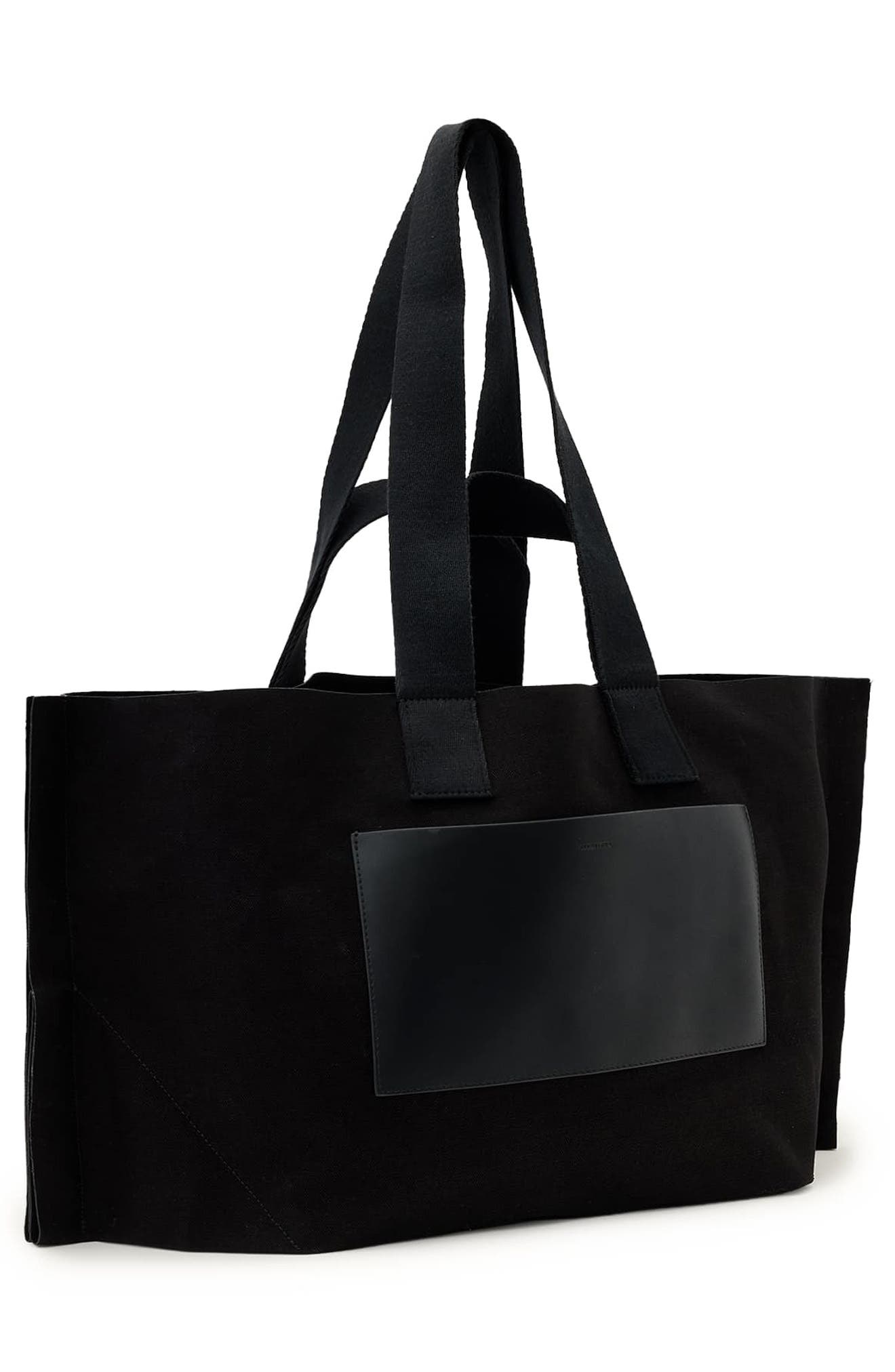 Lutece Canvas Tote, Alternate, color, BLACK