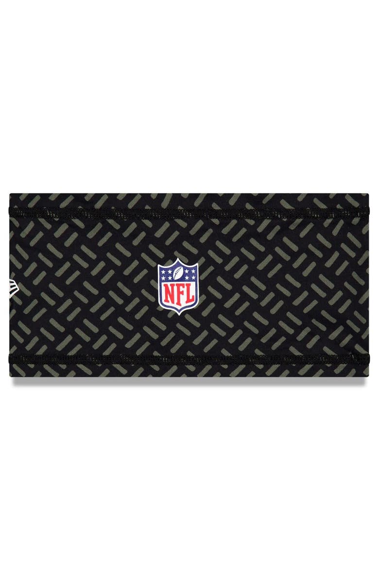 Men's New Era  Black New York Jets 2025 Rivalries Collection Sideline Headband, Alternate, color, Black