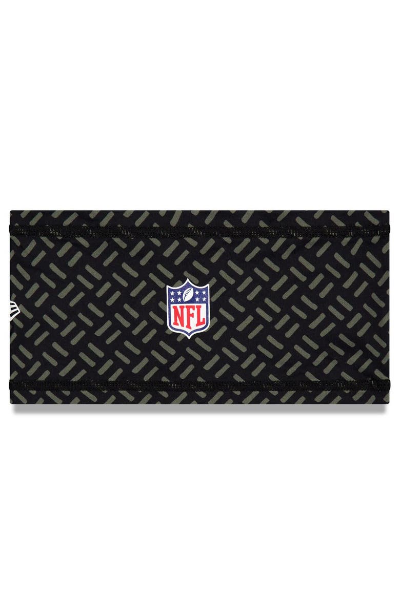New Era Men's New Era  Black New York Jets 2025 Rivalries Collection Sideline Headband, Alternate, color, Black