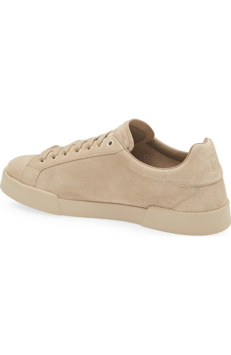 Dolce&Gabbana Perforated Logo Low Top Sneaker, Alternate, color, 80703-Sabbia