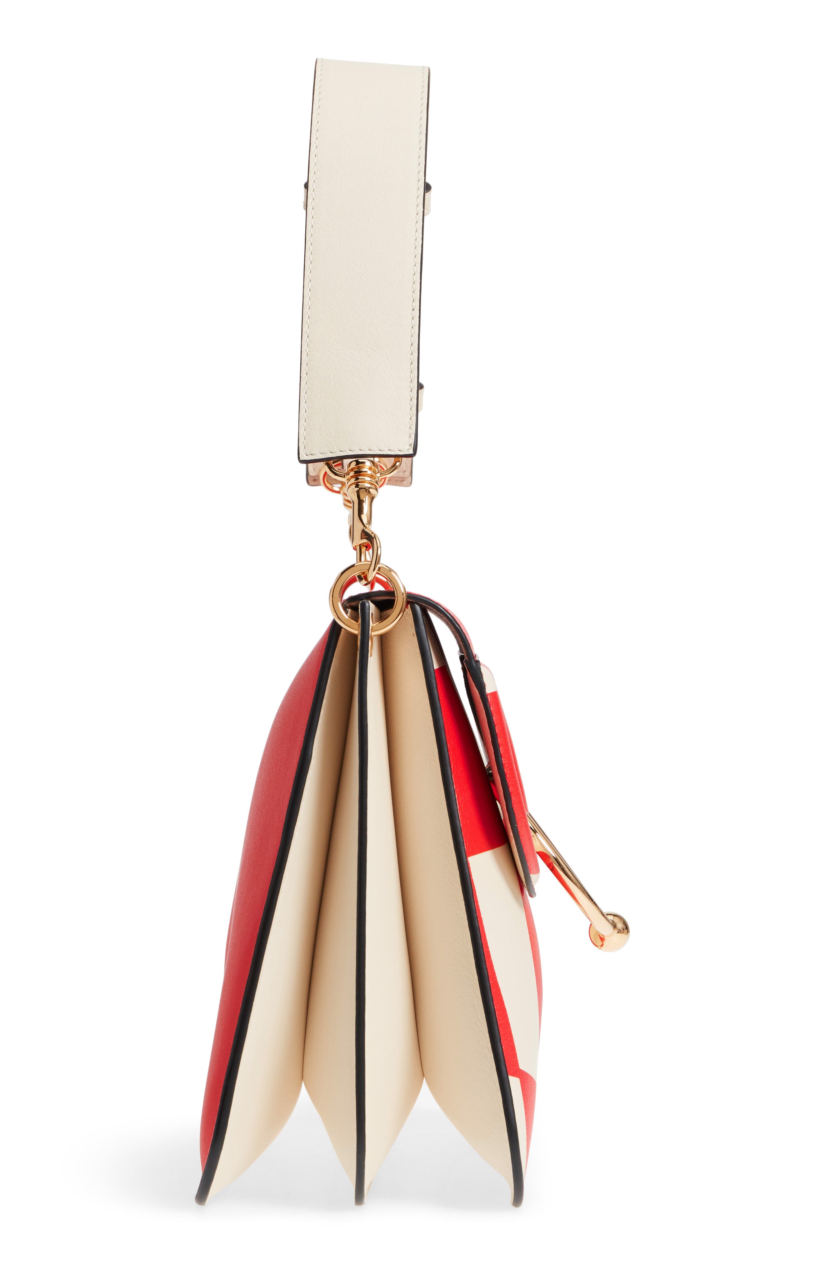 JW Anderson Medium Pierce Checkerboard Print Shoulder Bag, Alternate, color, 