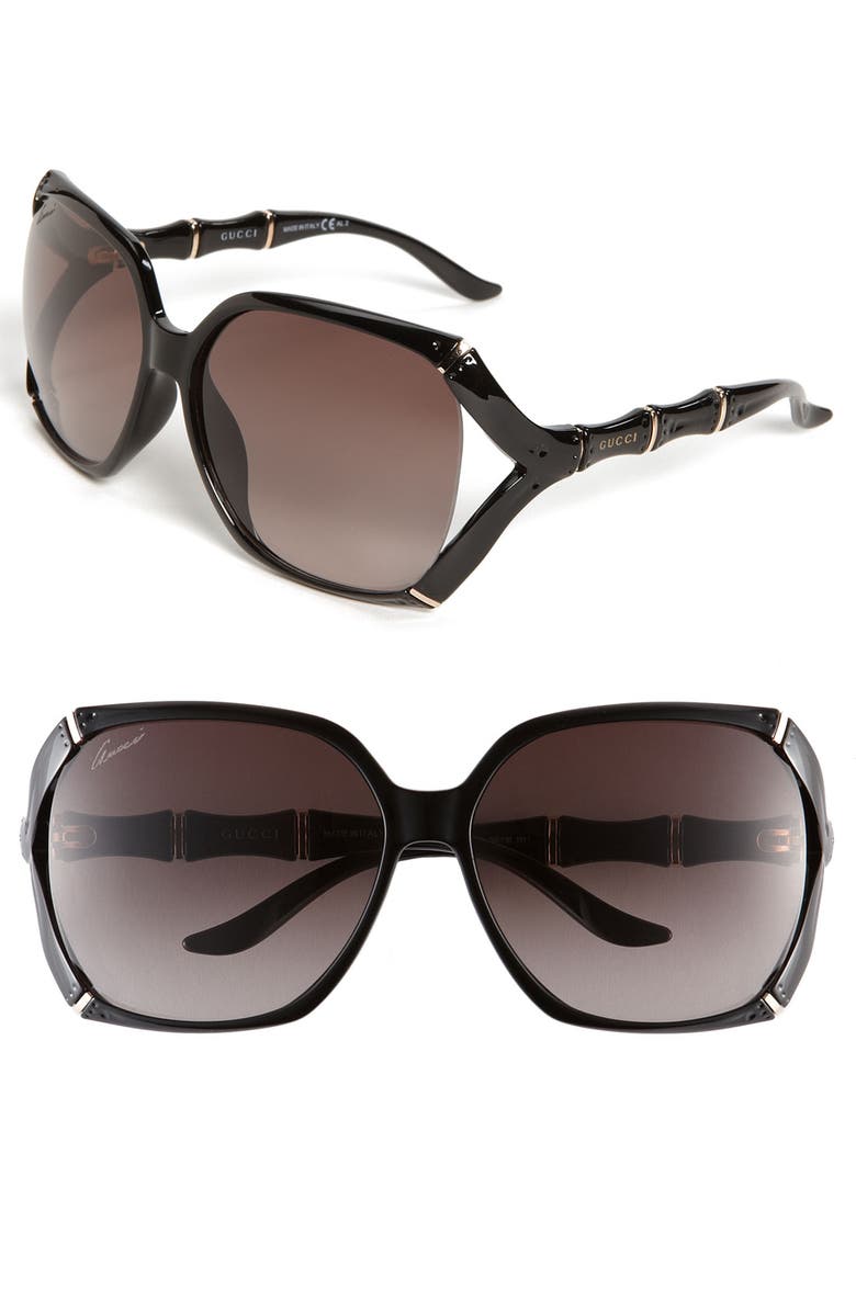 Gucci 58mm Oversized Sunglasses, Main, color, 