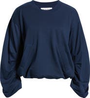 CITY BLUES Pleated Sweatshirt