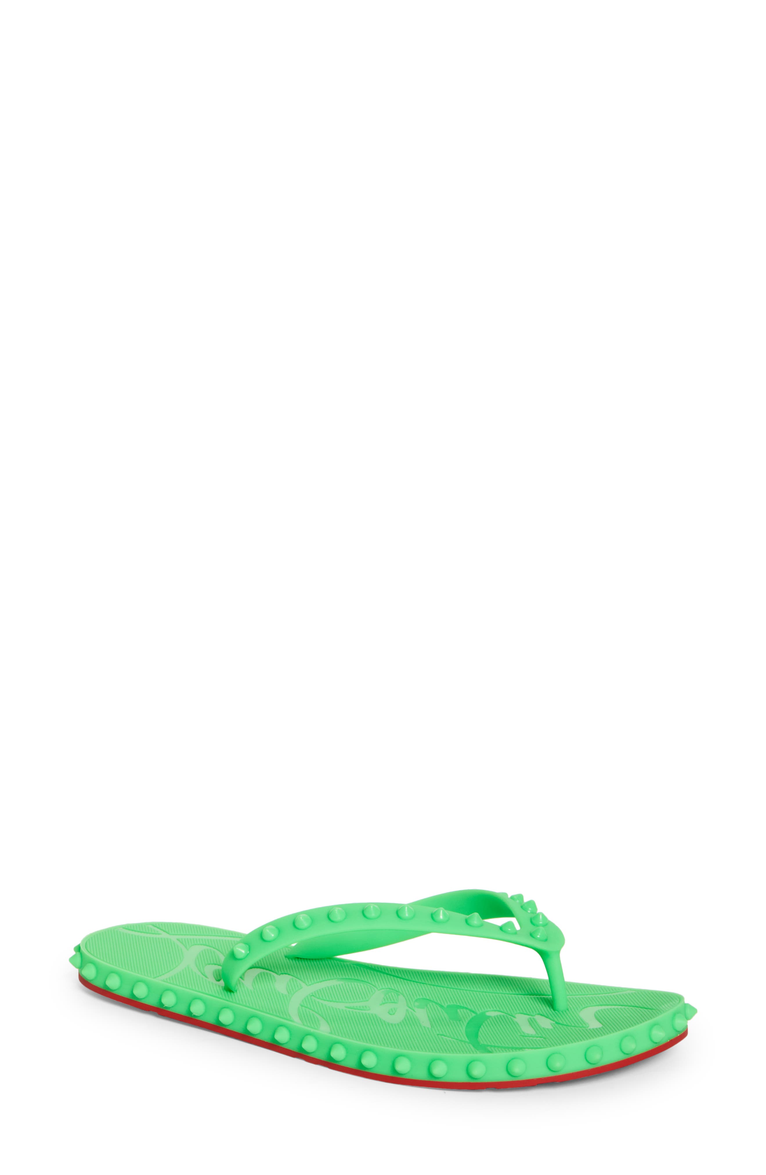 Super Loubi Flip Flop, Main, color, FLUO GREEN
