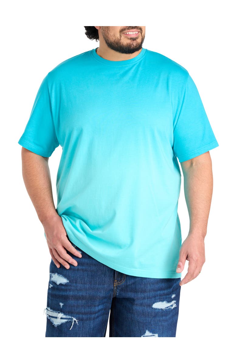 Harbor Bay by DXL Big & Tall Moisture-Wicking Gradient T-Shirt V2, Main, color, Multi