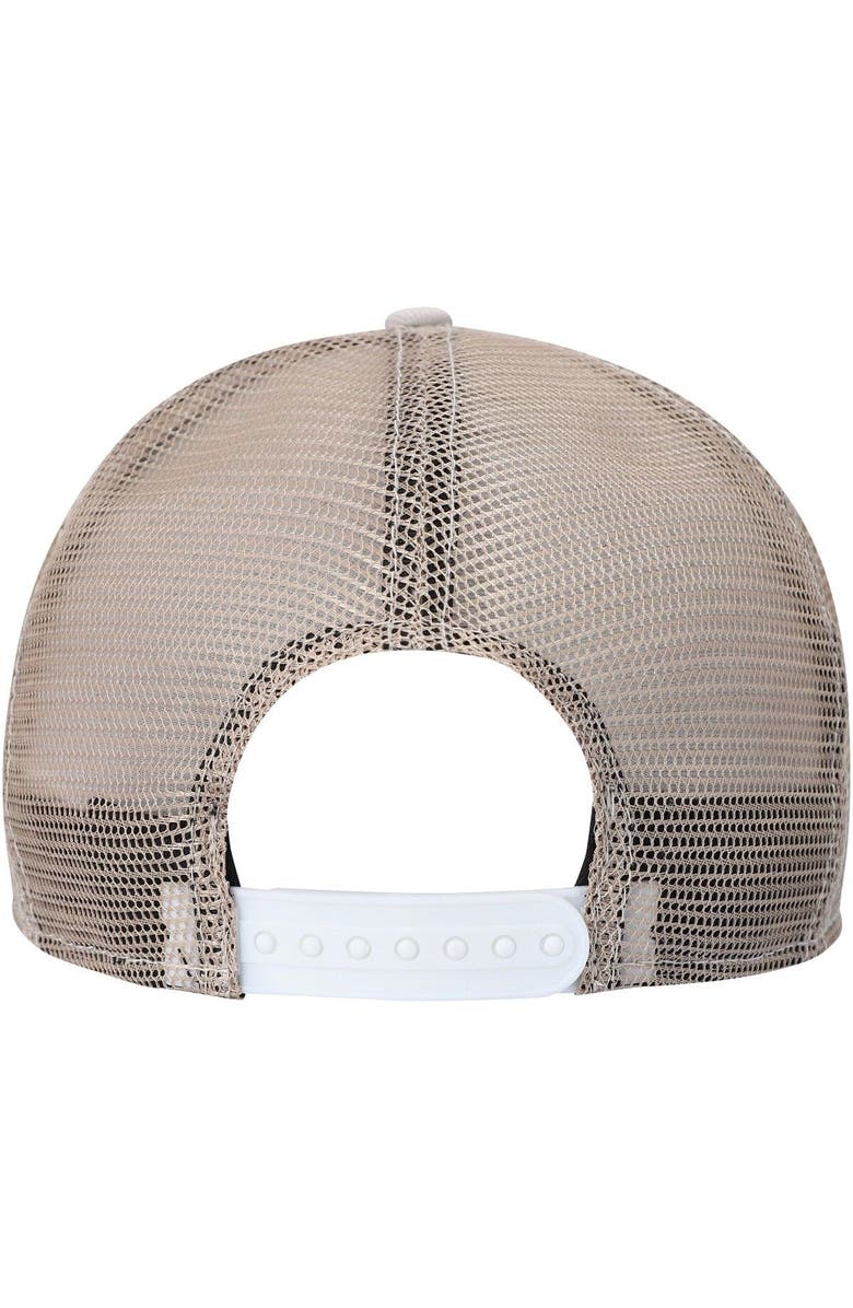 New Era Men's New Era Natural Detroit Tigers Retro Beachin' Patch A-Frame Trucker 9FIFTY Snapback Hat, Alternate, color, Natural