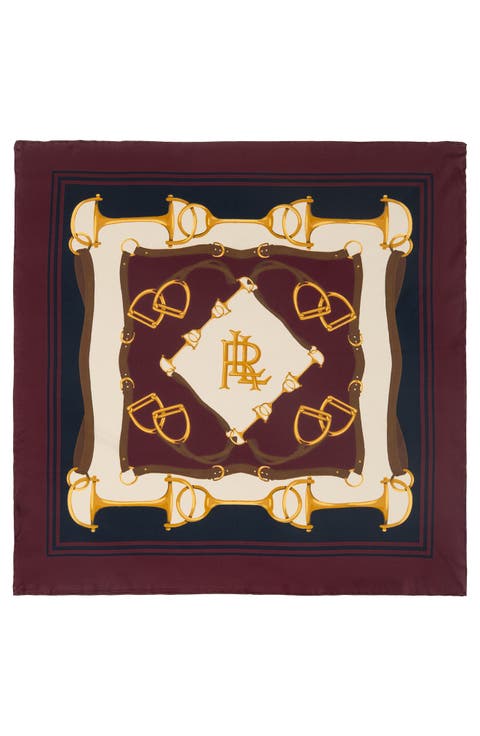 Equestrian Square Silk Scarf