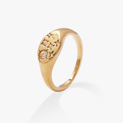 Alex And Ani Zodiac Ring In Gold Cancer