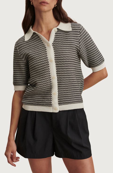 Gaelle Polo Cardigan