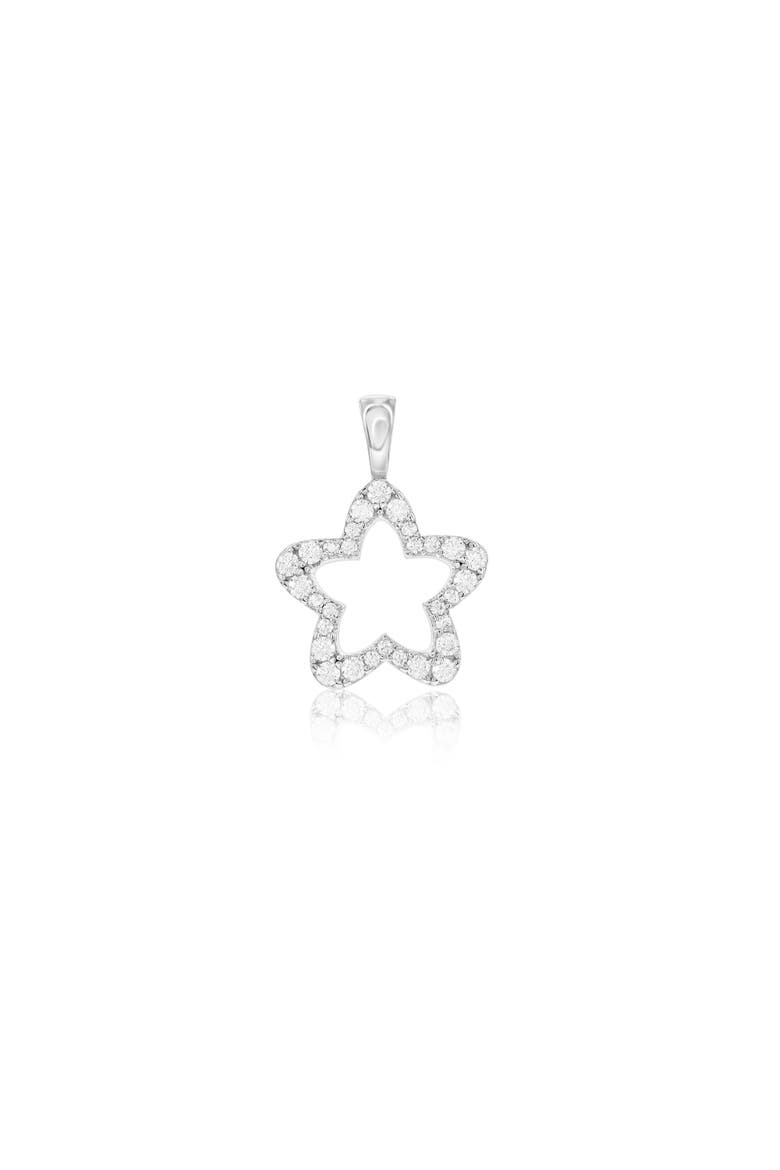 Sterling Silver Star Pendant, Main, color, Silver