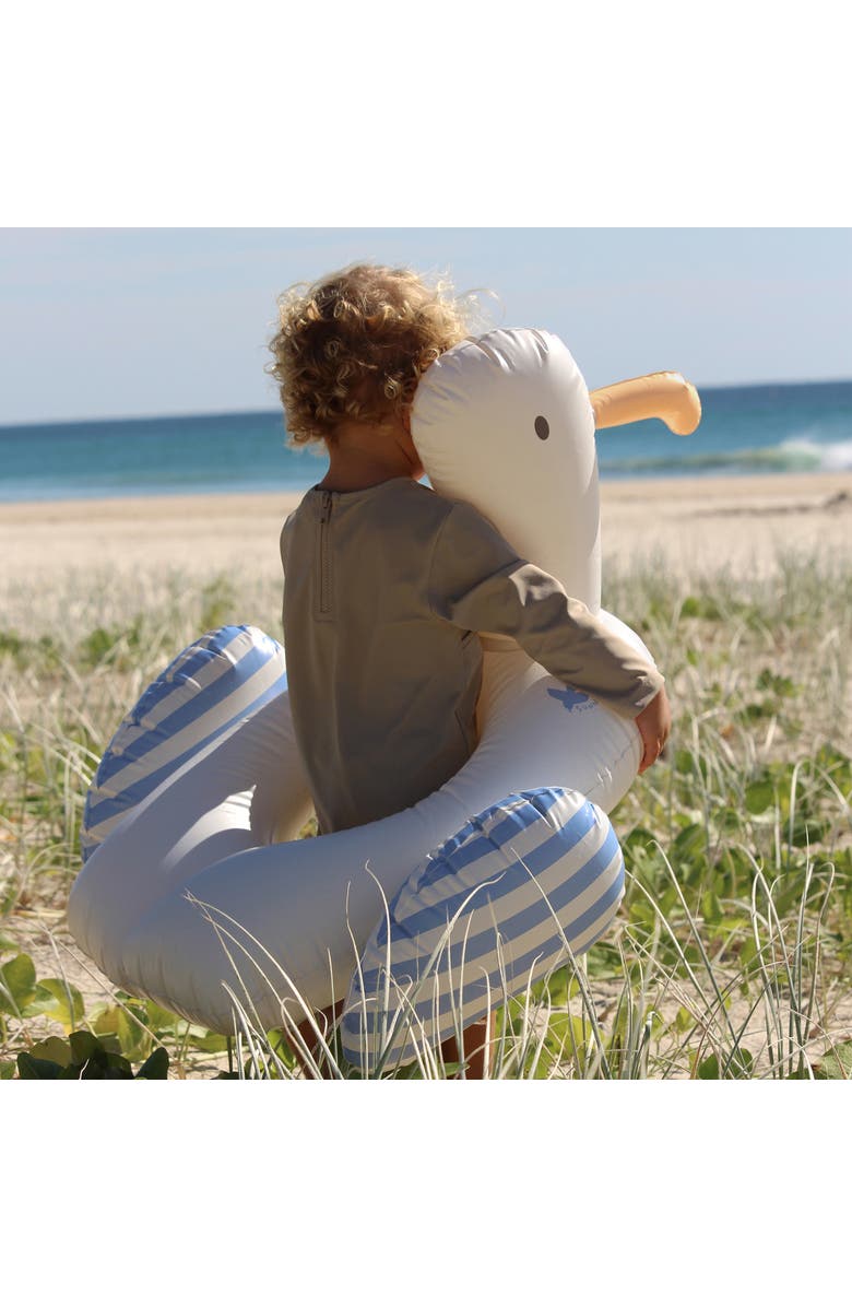 Sunnylife Sid The Seagull Tube Pool Ring Inflatable Bird Shaped Float, Alternate, color, 