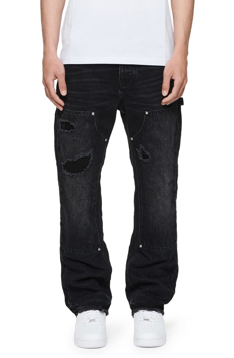 PURPLE BRAND Relaxed Fit Distressed Carpenter Jeans, Main, color,