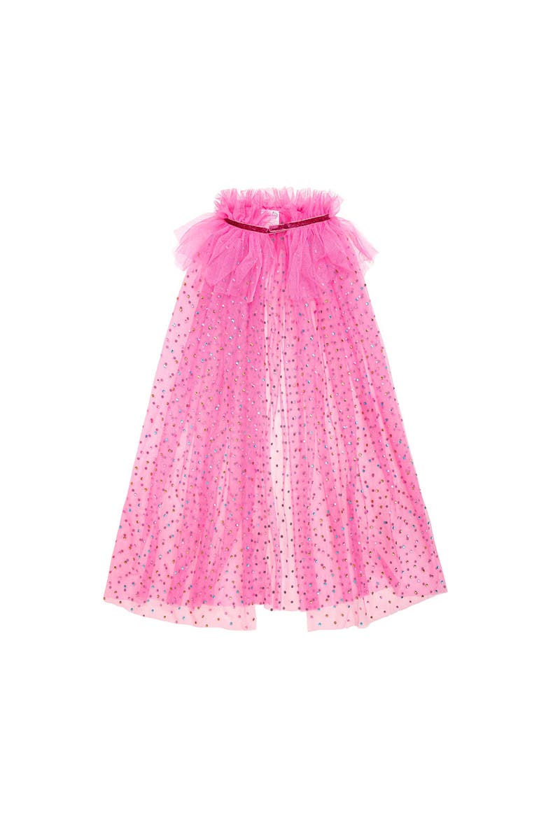 Sweet Wink Raspberry Rhinestone Cape, Main, color, Raspberry