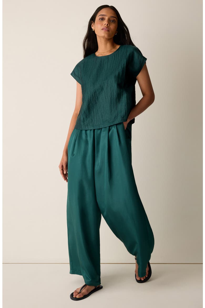 Round Neck Square Top, Alternate, color, KELP