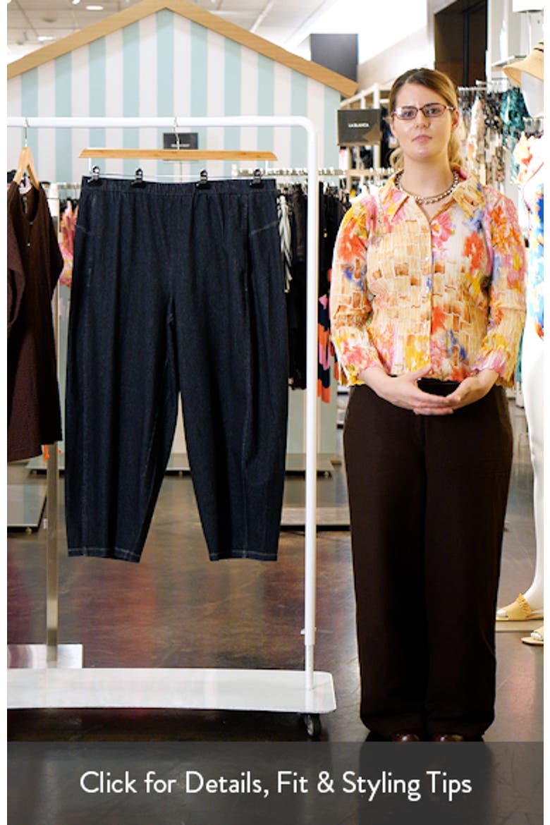 Organic Cotton Stretch Ankle Lantern Pants video