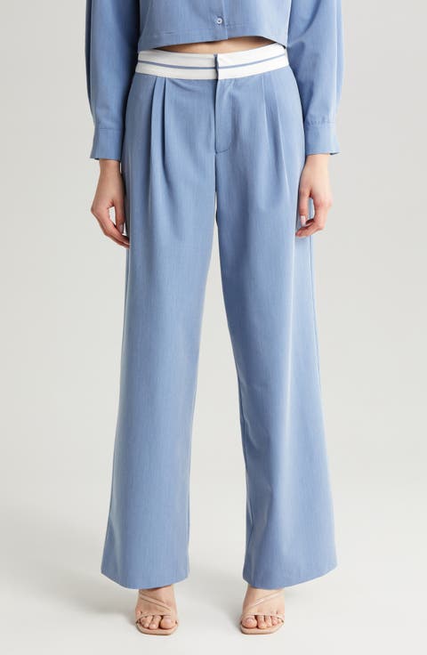 Preston Pleated Wide Leg Pants