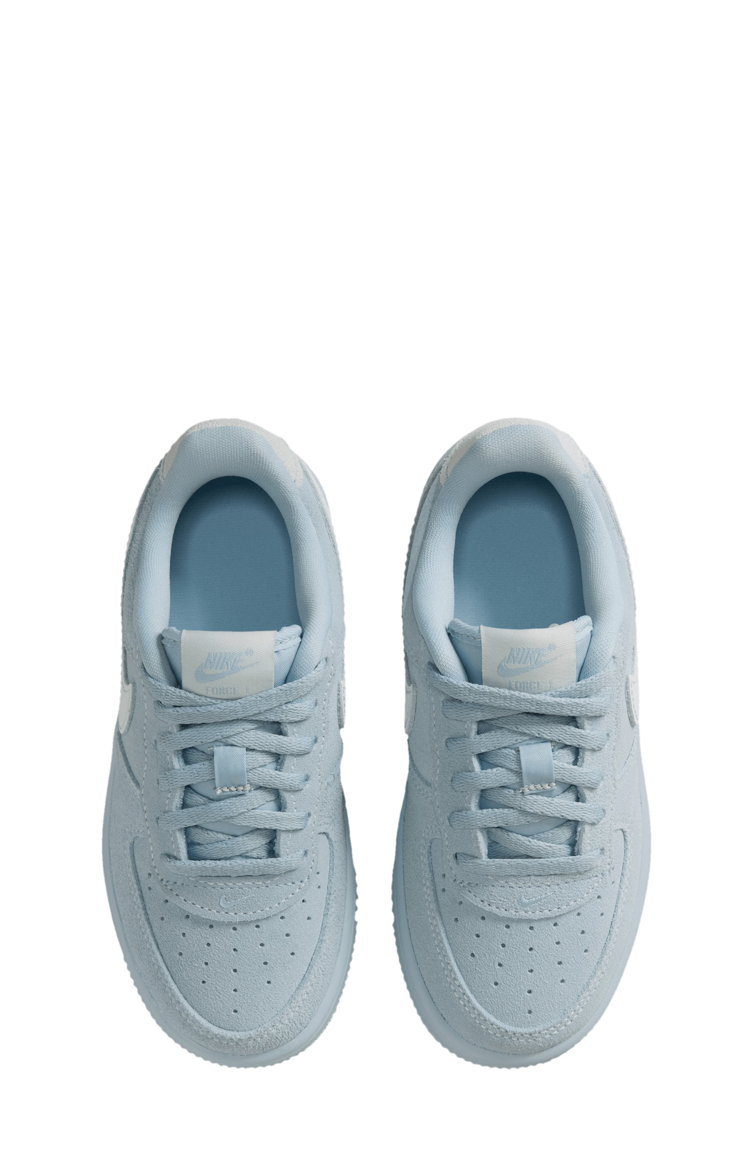 Kids' Air Force 1 Sneaker, Alternate, color, LIGHT ARMORY BLUE/ PLATINUM