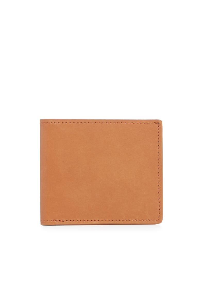 York II Slim Leather Wallet, Main, color, Tan