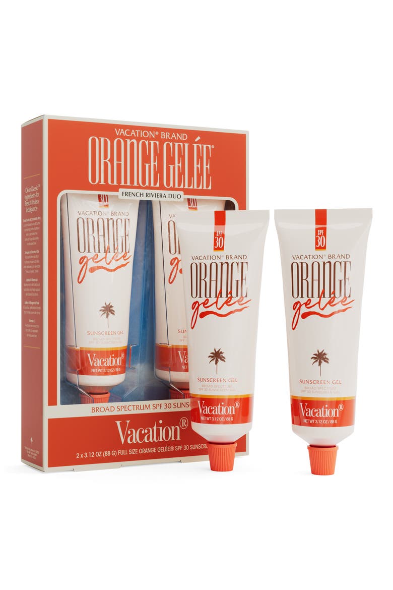 French Riviera Orange Gelée SPF 30 Sunscreen Gel Duo $46 Value, Main, color, NO COLOR