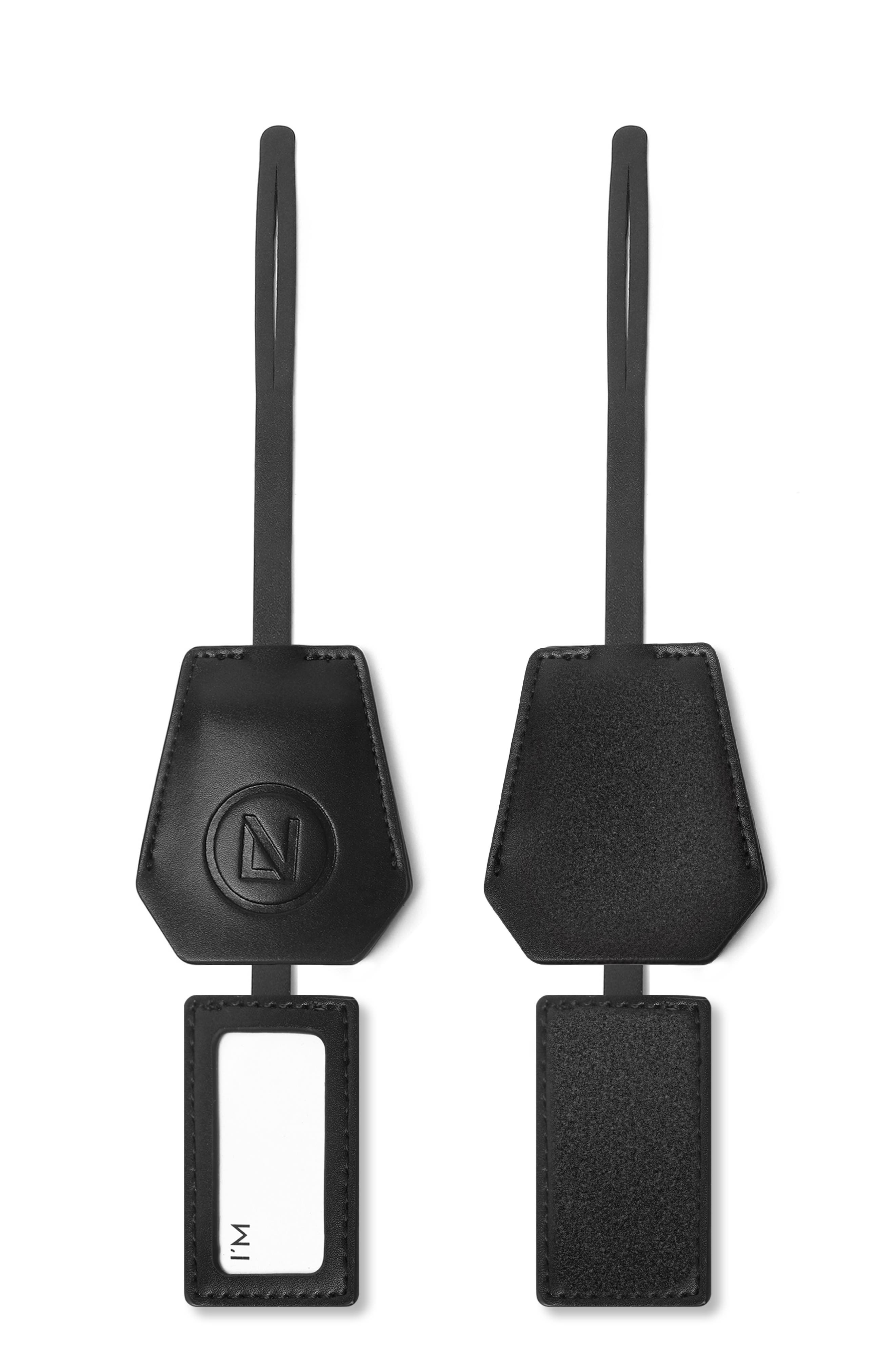 Lux and Nyx Words of Affirmation Luggage Tag, Alternate, color, Black