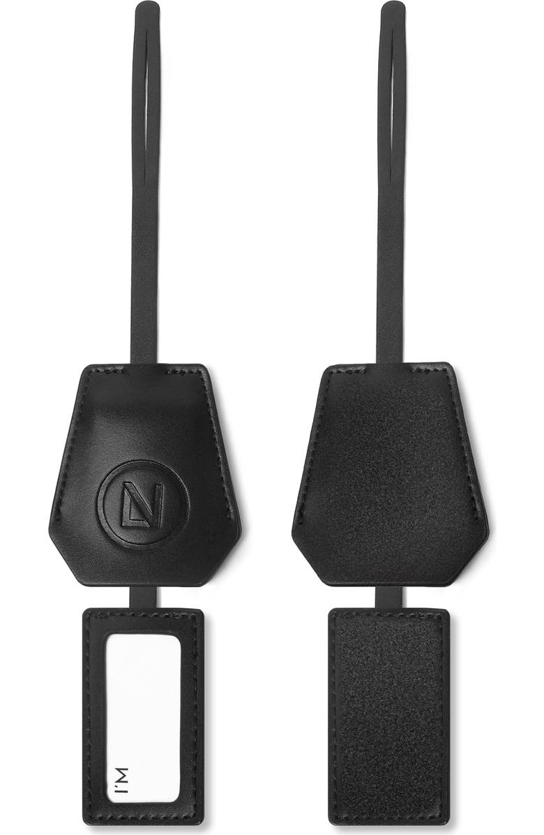 Lux and Nyx Words of Affirmation Luggage Tag, Alternate, color, Black