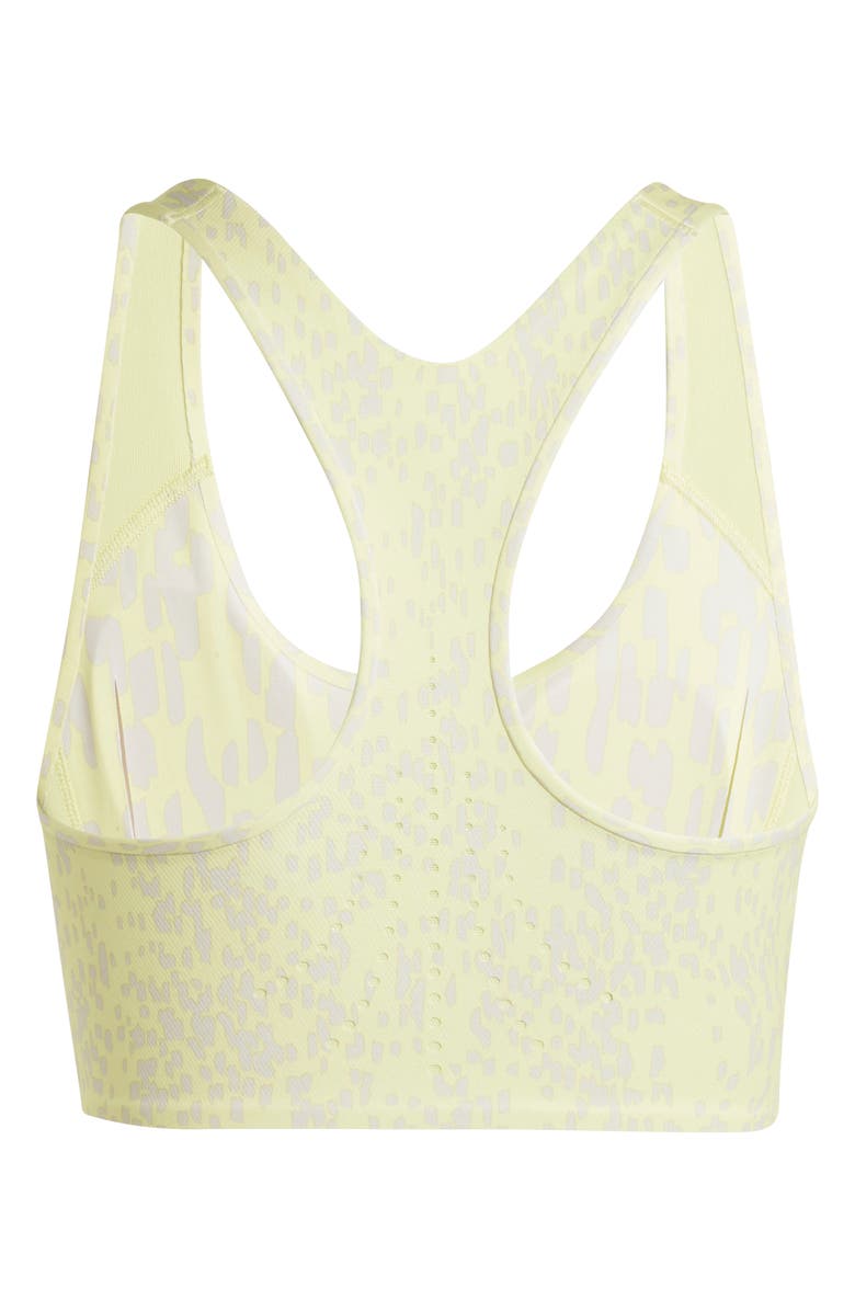 adidas by Stella McCartney TruePurpose Power Impact Training Medium Support Sports Bra, Alternate, color, Blush Yellow