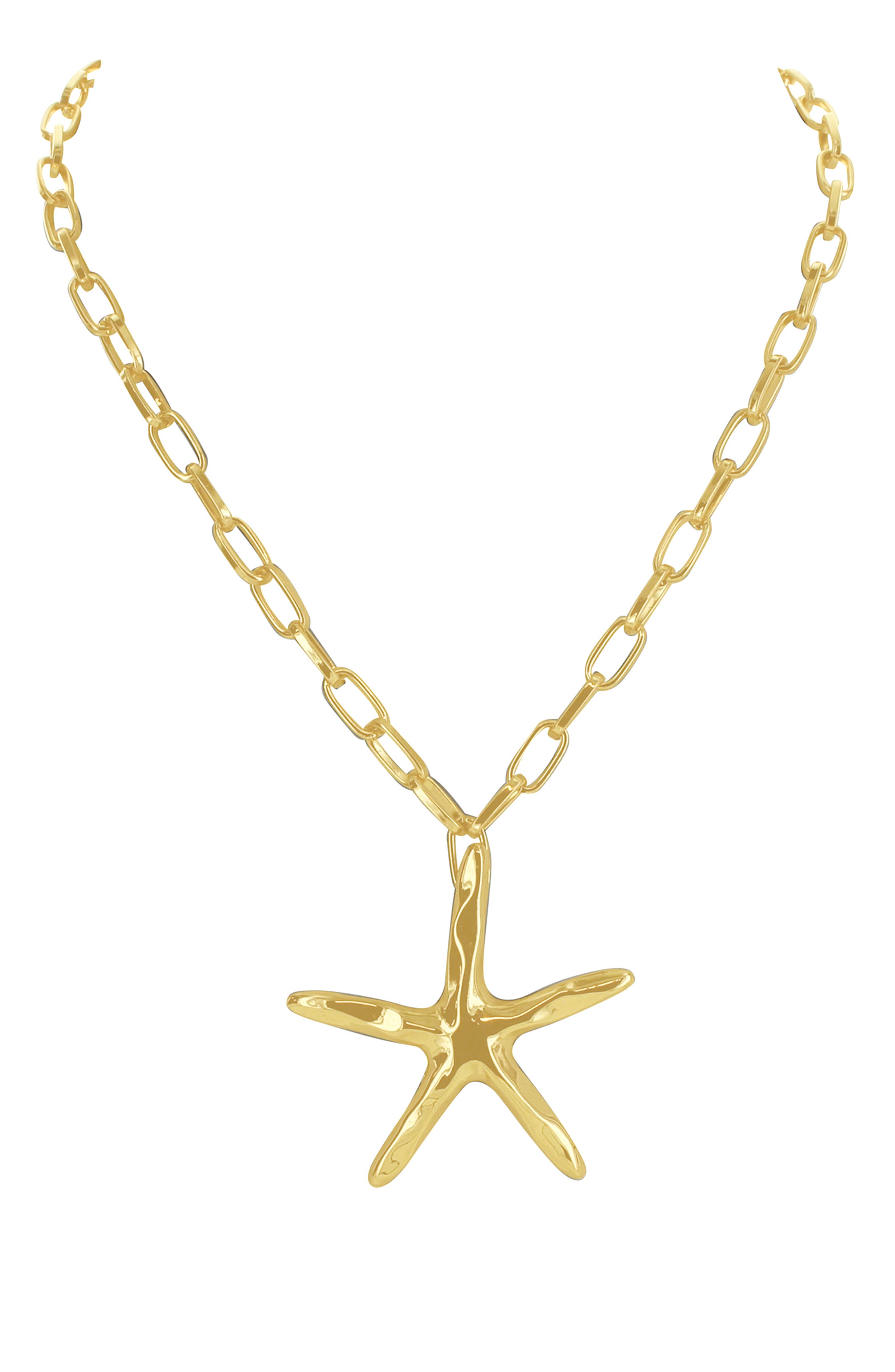Starfish Pendant Necklace