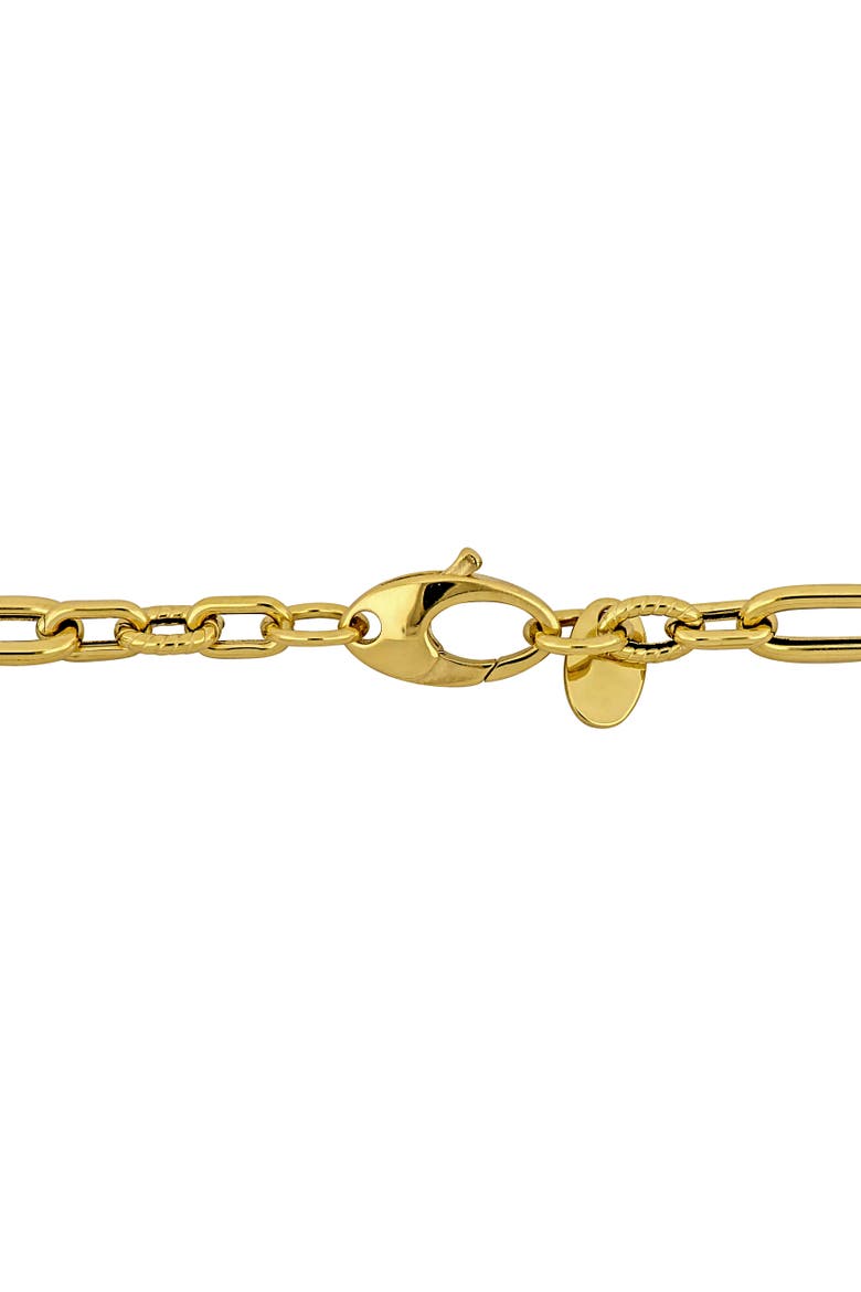 Cubic Zirconia Chain Necklace 14k, Alternate, color, 14k Yellow Gold