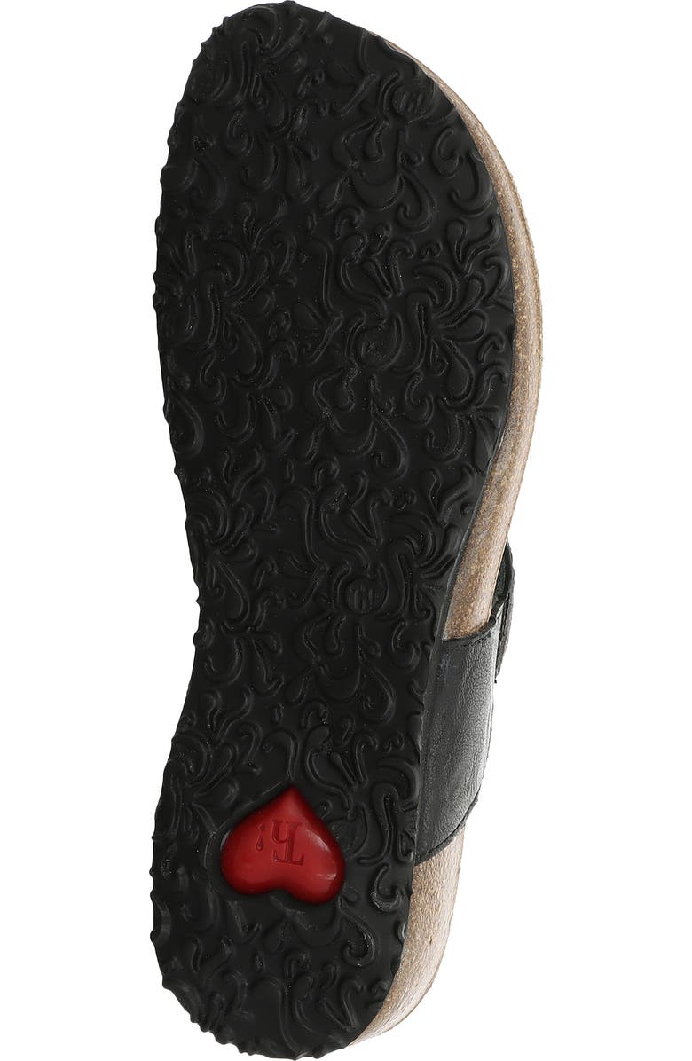 Think! Julia Circles Flip Flop, Alternate, color, Black