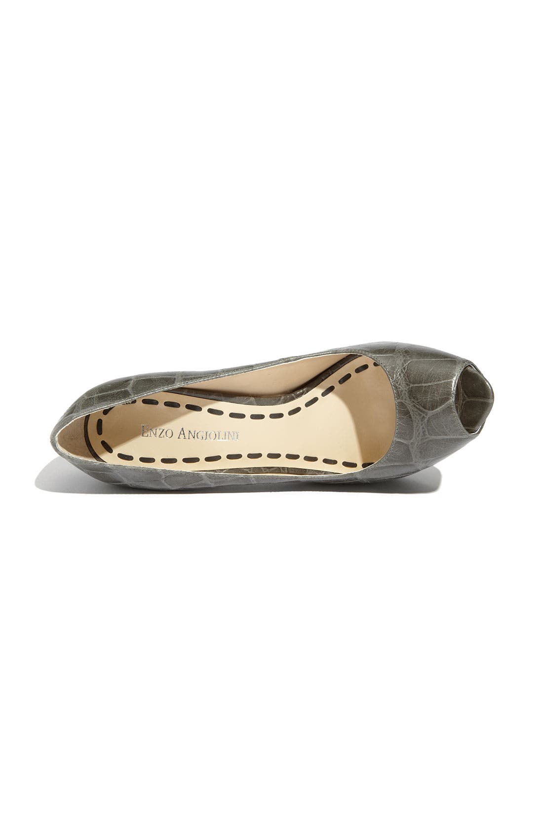 'Tanen' Pump, Alternate, color, GREY CROCO