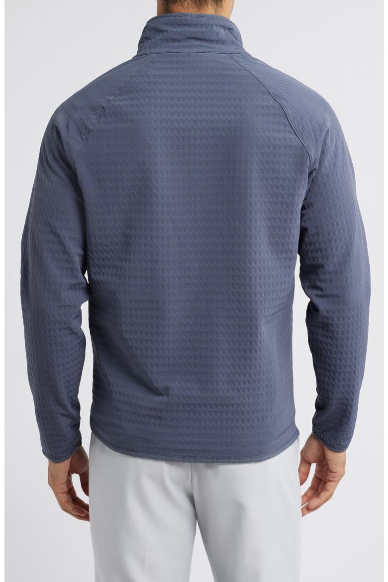 Bonded Grid Fleece Zip Jacket, Alternate, color, STORM CLOUD