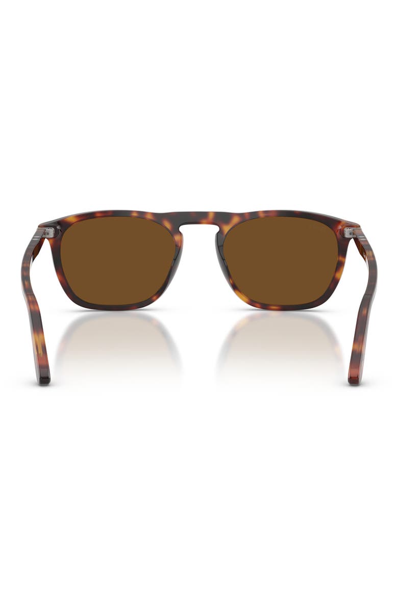 Gender Inclusive Gae 53mm Polarized Square Sunglasses, Alternate, color, HAVANA / POLAR BROWN
