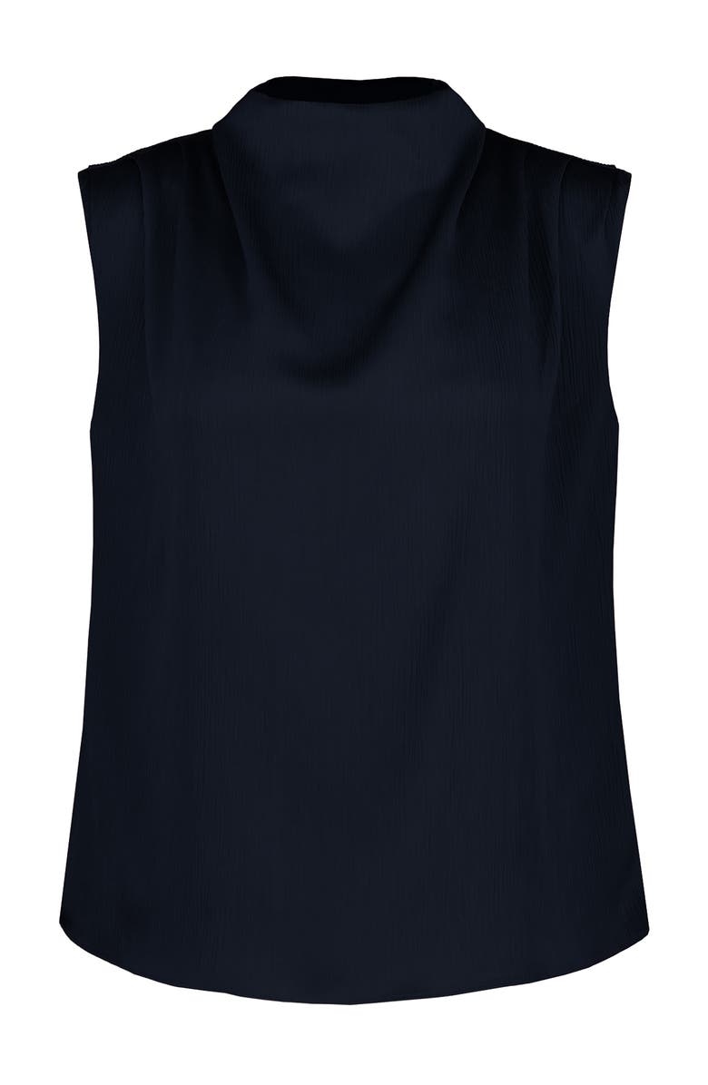 Bishop + Young Beckette Micro Plisse Top, Alternate, color, Indigo