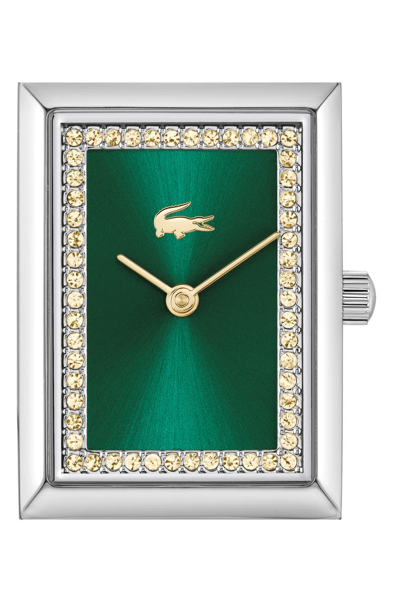 Lacoste Catherine Bracelet Watch, 28.3mm, Alternate, color, Green/ Two Tone
