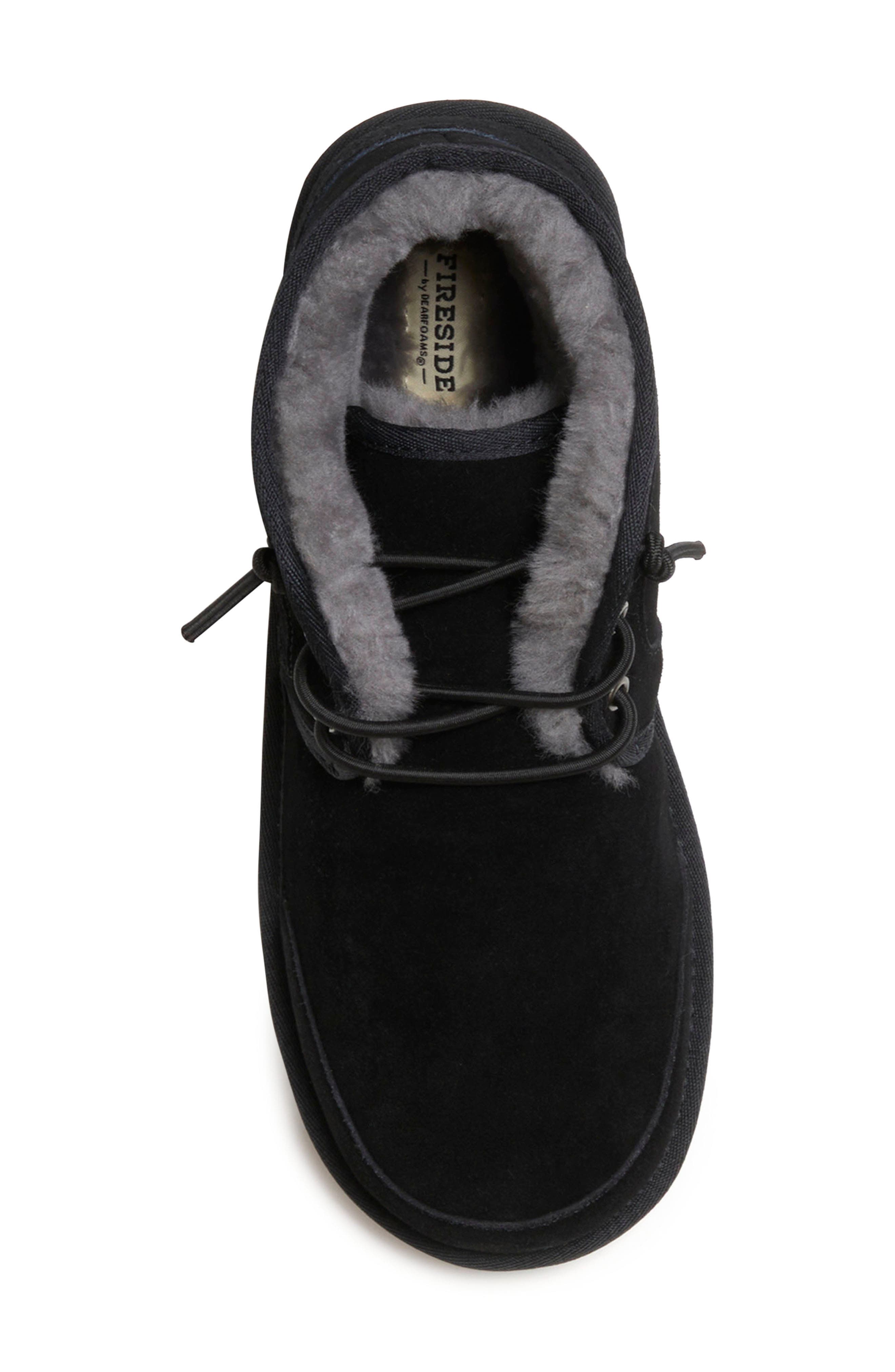 DEARFOAMS Shepparton Genuine Shearling Boot, Alternate, color, Black