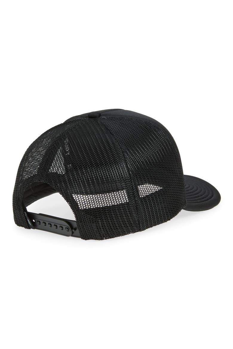 Adios Beaches Patch Trucker Hat, Alternate, color, BLACK