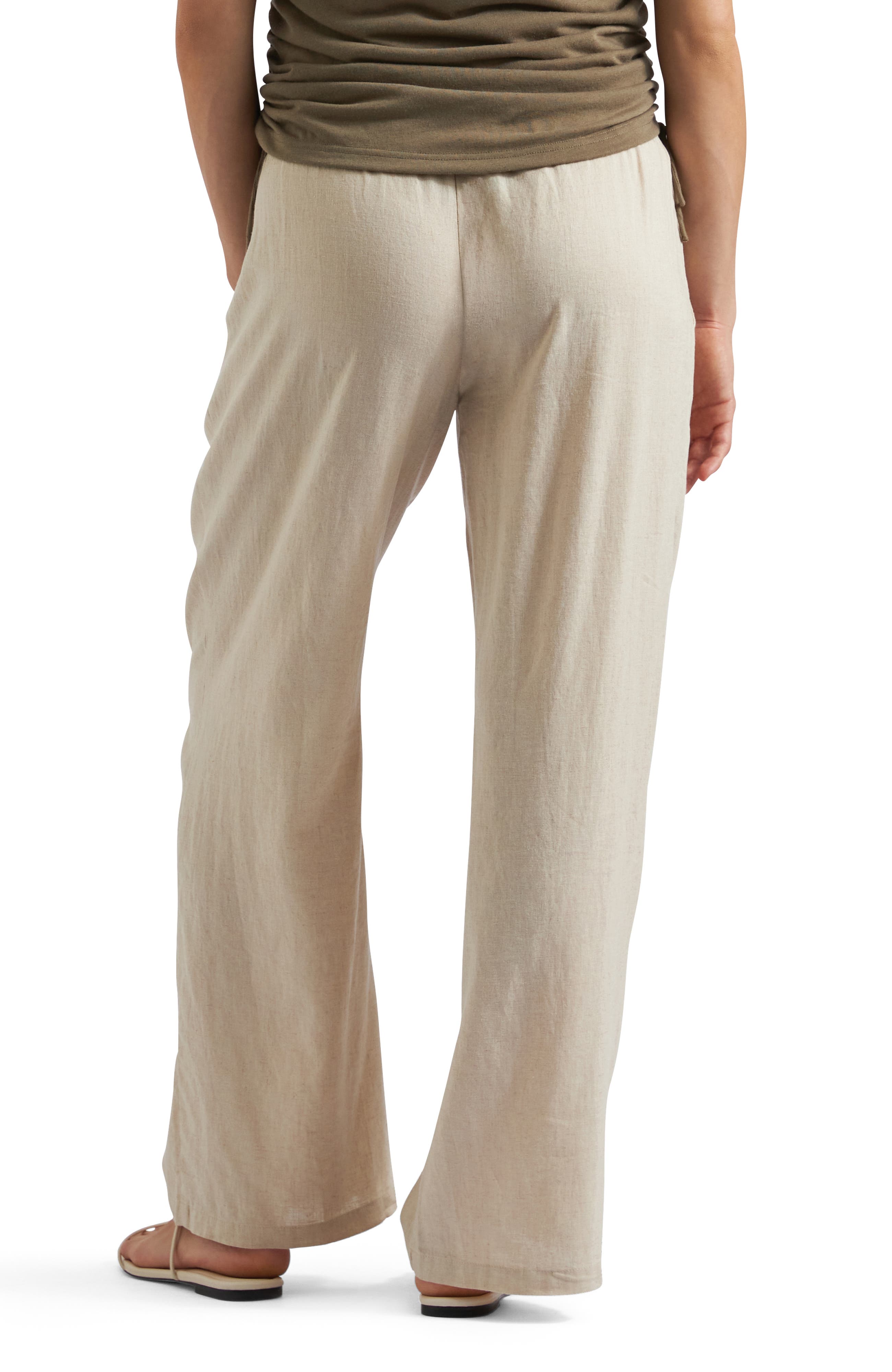 Indi Wide Leg Linen Pant - image 2