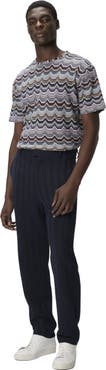 Missoni Straight Pants With Zigzag Pattern