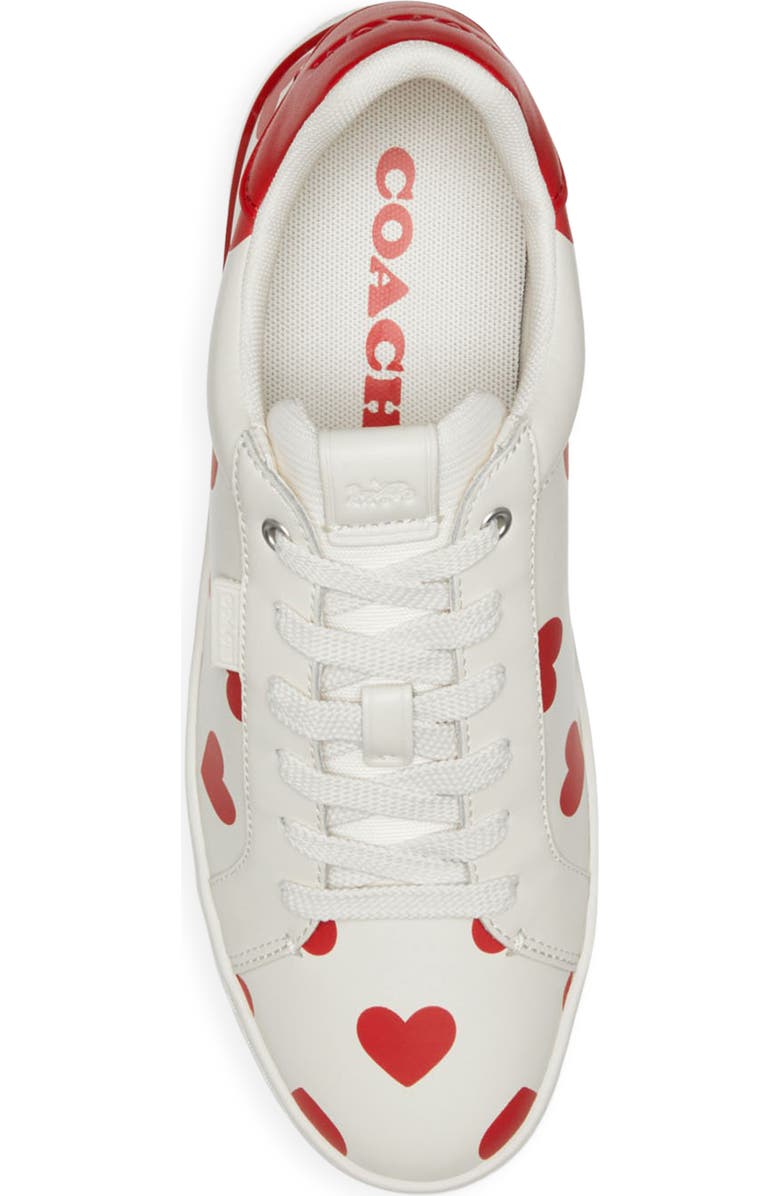 COACH Lowline Heart Sneaker, Alternate, color,