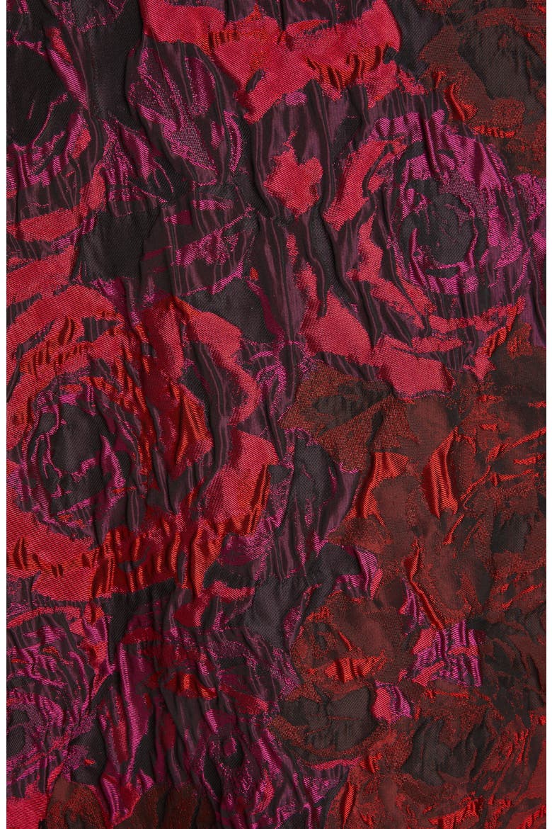 Delko Rose Bell Sleeve Cloque Shift Dress, Alternate, color, 304 FUCHSIA