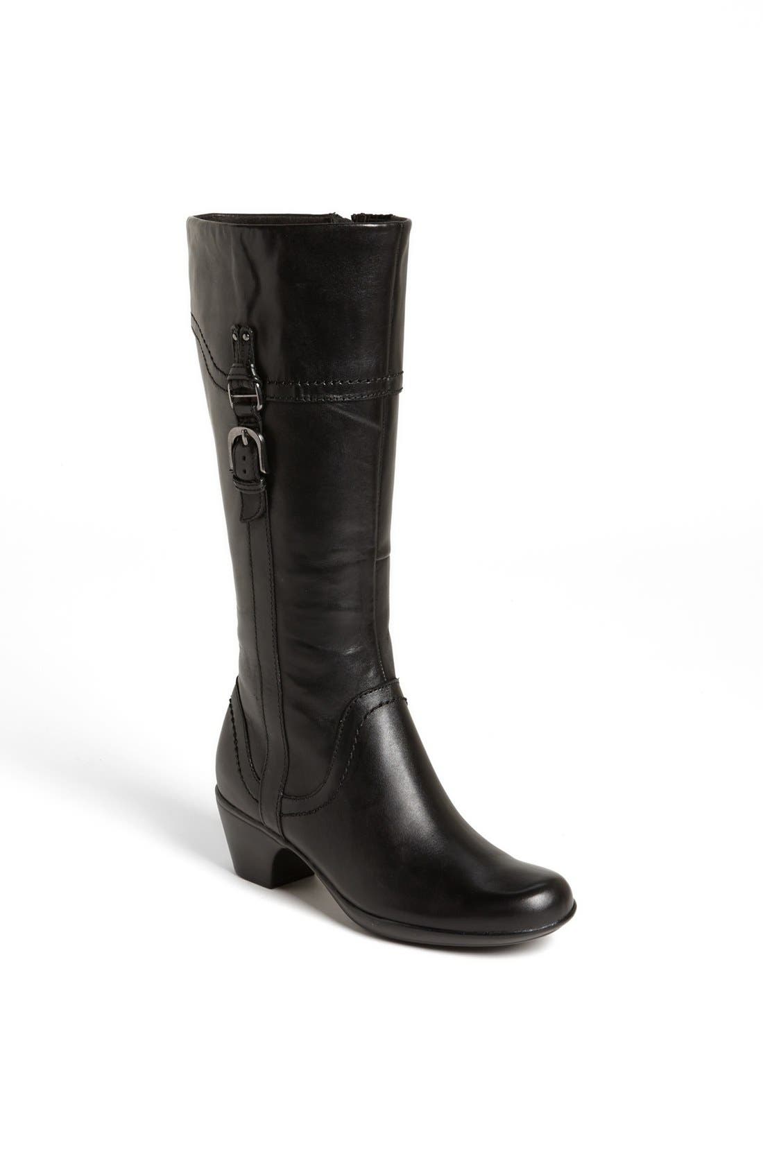'Ingalls Vicky' Boot, Main, color, BLACK LEATHER