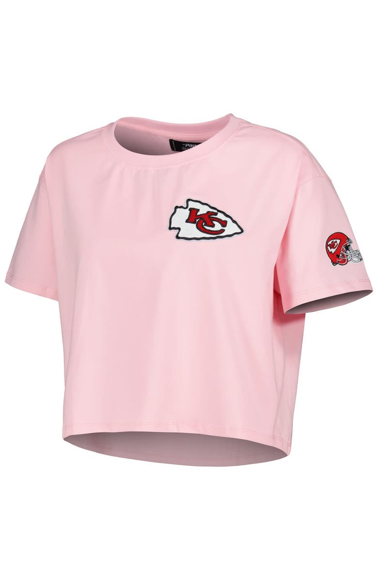 PRO STANDARD Women's Pro Standard Pink Kansas City Chiefs Cropped Boxy T-Shirt, Alternate, color,