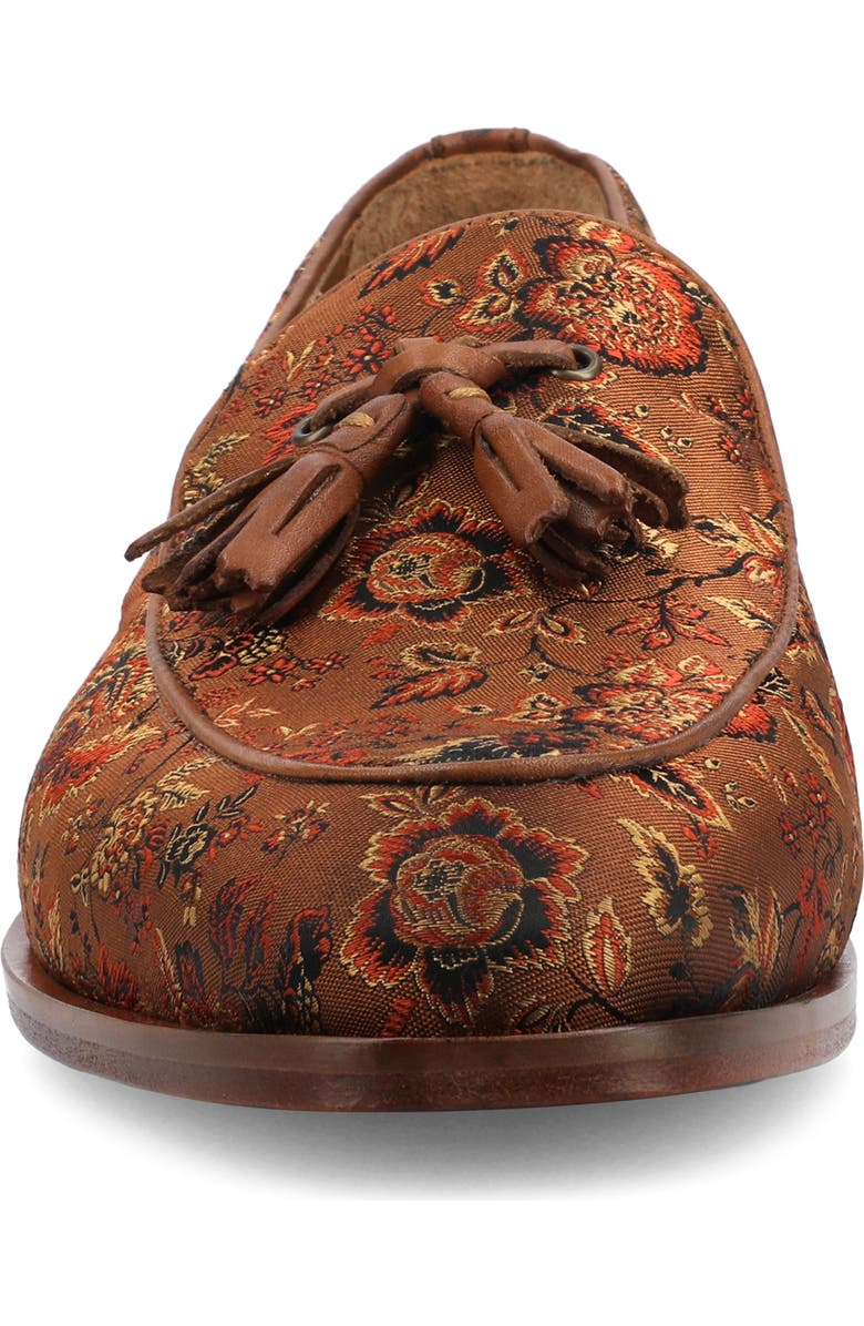 TAFT Men's Tommy Tassel Loafer, Alternate, color, Duskwood Floral