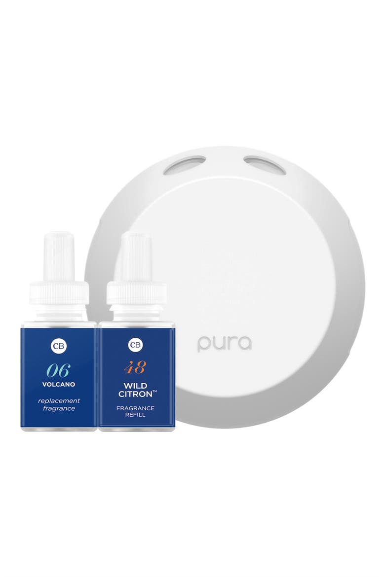 x Capri Blue Pura 4 Smart Fragrance Diffuser Set, Main, color, WHITE MULTI