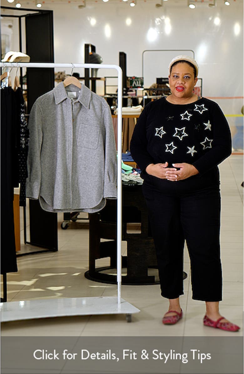 Double Face Wool Blend Shirt Jacket, sales video thumbnail