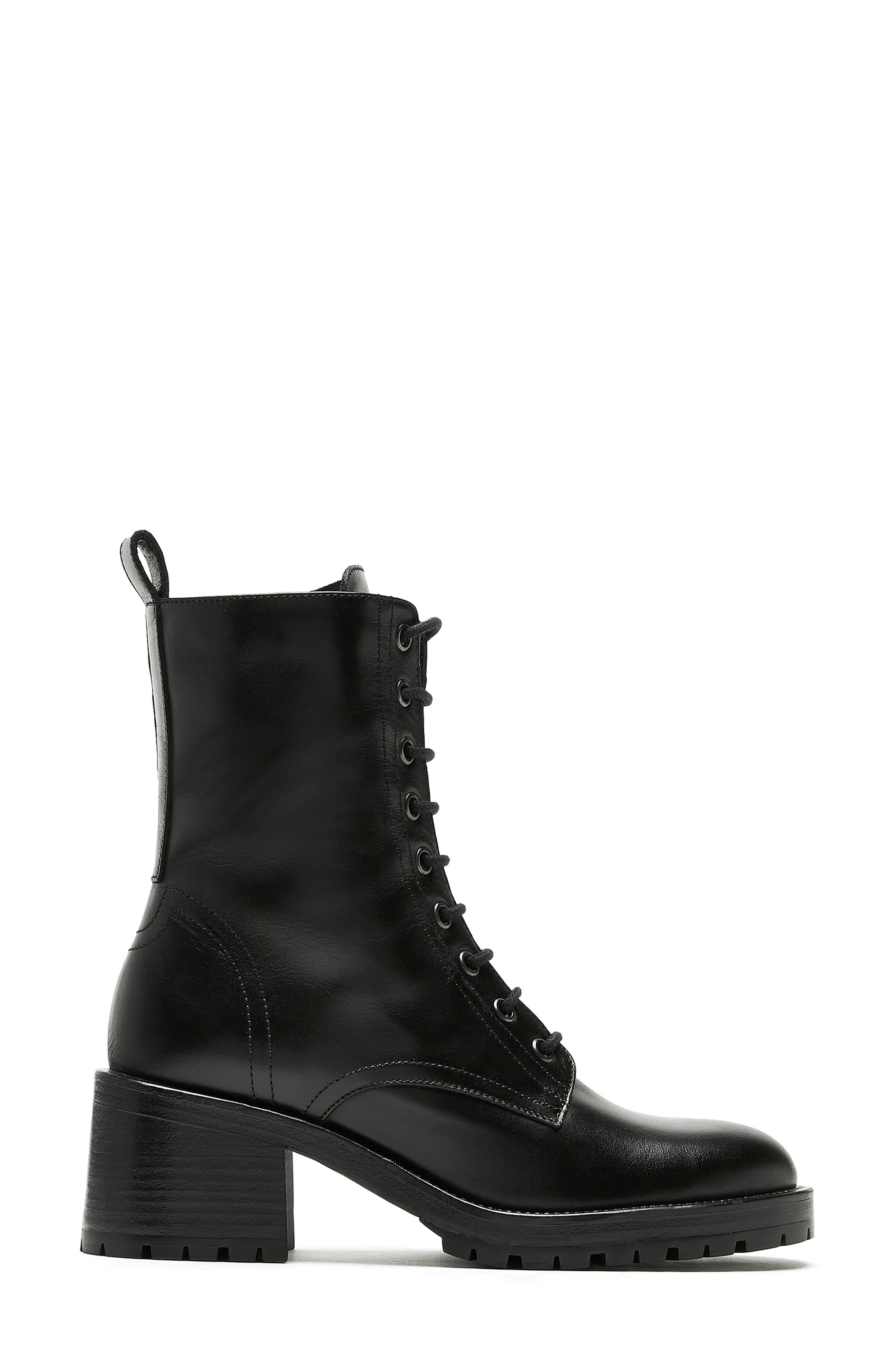 La Canadienne Wesley Waterproof Combat Boot, Alternate, color, Black