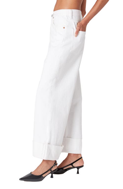 BLANKNYC BLANKNYC CUFFED LOW RISE ANKLE WIDE LEG JEANS 